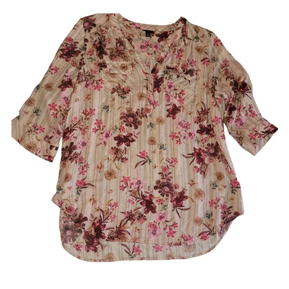 Torrid Pink Floral Harper Sz 1X GUC - Picture 2 of 4